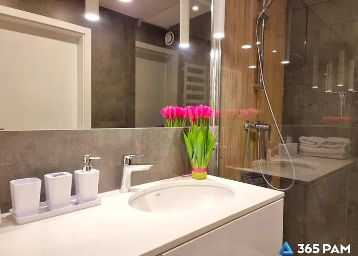 Apartment 365pam - Westin House - Basen, Jacuzzi, Sauna, Siłownia, Plac Zabaw W Cenie